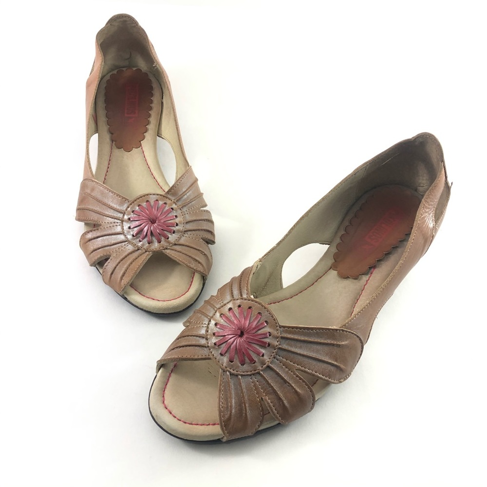 PIKOLINOS Formentera Taupe Slip On sandals Size 40